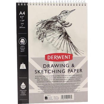 Derwent Sketch and Store Sketch Book, A4, Portrait