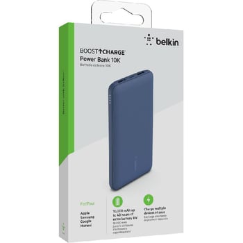 Belkin Boost CHARGE Power Bank Charger Fast Battery Charging 10000 mAh Dual  USB (1X USB-C (18W)/1X USB (12W)) - Jarir Bookstore KSA