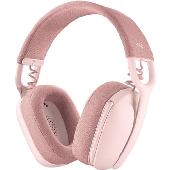 Logitech ZONE VIBE 100 On-Ear Headphones Active Noise Cancelling,  Bluetooth, USB (Charging), Built-in Microphone, Pink