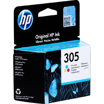 Shop Hp 305 Original Ink Cartridge Set - Black & Tri-color Online