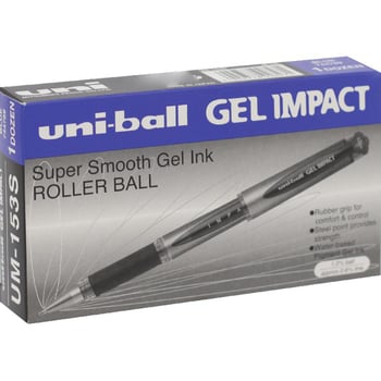 Uni-Ball UM-153S Signo Impact Gel Blue Rollerball Pen