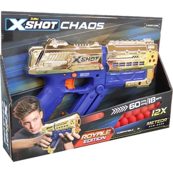 X-shot Chaos Orbit Foam Dart Launcher Blue