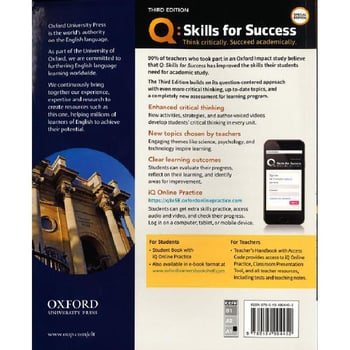 Reading and Writing 1, 3rd Special Edition Q: Skills for Success