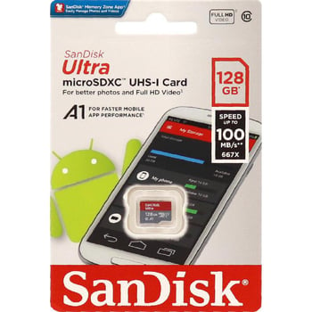 Buy SanDisk 128 GB Class 10 micro SDXC micro sd card Online at