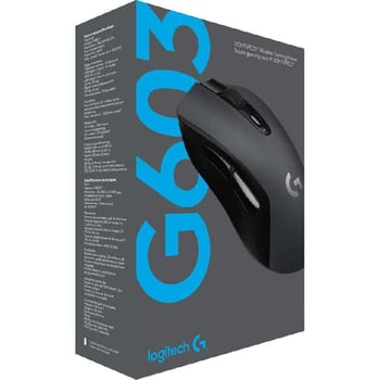 Logitech G603 LIGHTSPEED Gaming Mouse Optical HERO 200-12000 dpi, Wireless  (2.4 GHz RF), Black