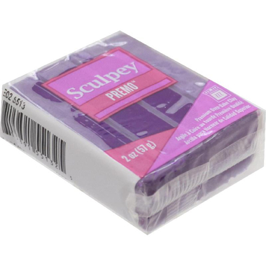 Sculpey Premo! Oven-Baked Polymer Clay, Purple