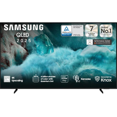 Samsung 85" Smart TV, 4K QLED, 60 Hz, Black, Q7F