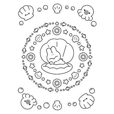 ‎The Official Pocket Peaches Coloring Book ‎-‎ Cute Stickers Inside!‎