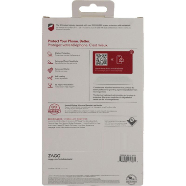 Zagg Invisible Shield Ultra Clear+ Smartphone Screen Protector, Advanced Glass-like Surface, for Samsung Galaxy S22 Ultra