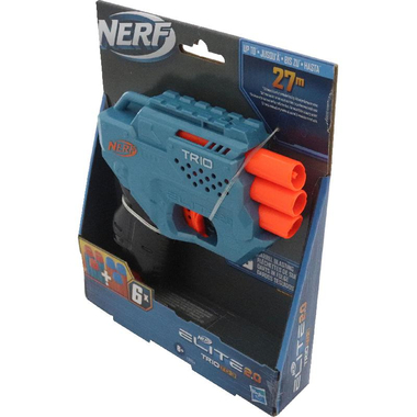 نيرف اليت 2.0 3 بندقية السهام‎-‎ثلاثي أس دي، لعب الاسلحة، برتقالي‎/‎ازرق/اسود، 8 سنوات فأكثر