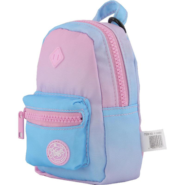 اتريوم حقيبة ظهر صغيرة سلسلة مفاتيح بوش، ازرق زهري