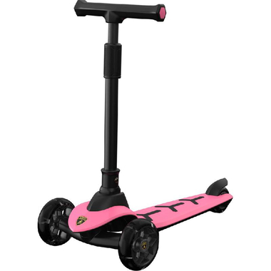 لا مبورغيني 3 عجلات سكوتر دفع، 4‎.5‎ بوصة خلفية ‎3‎ بوصة أمامية و، وردي‎/‎أسود