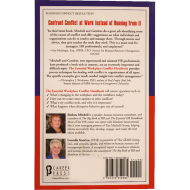 The Essential Workplace Conflict Handbook - A Quick and Handy Resource for Any Manager, Team Leader, HR Professional, or Anyone Who Wants to Resolve Disputes