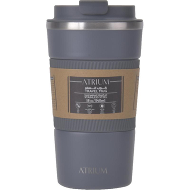Atrium Travel Mug, Insulated Mug, Hot/Cold, 540.00 ml ( 19.01 oz ), Grey