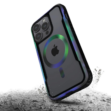 رابتيك Raptic Shield، غطاء خلفي للهاتف الذكي مع ماغ سيف، برو ماكس ‎15‎ متوافق مع ايفون، اونيكس الاسود