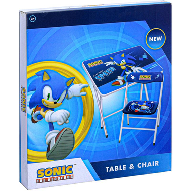 الطفل الاول، طاولة وكرسي سونيك برايم، 3 سنوات فأكثر، ازرق