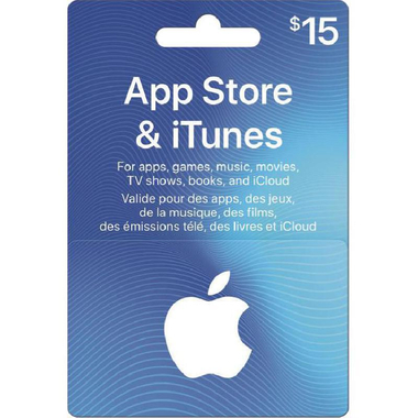 Apple iTunes 15$ App Store & iTunes Gift Card
