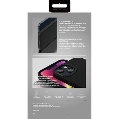 امازينغ ذينغ سموذي، غطاء خلفي للهاتف الذكي مع ماغ سيف، 14‎ متوافق مع ايفون، اسود