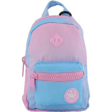 اتريوم حقيبة ظهر صغيرة سلسلة مفاتيح بوش، ازرق زهري