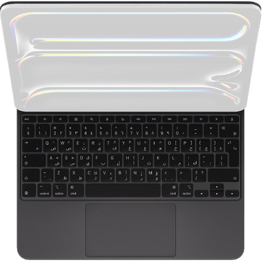 Apple Magic Tablet Keyboard, Magnetic Attachment, for iPad Pro 13 M4 - 2024, Black