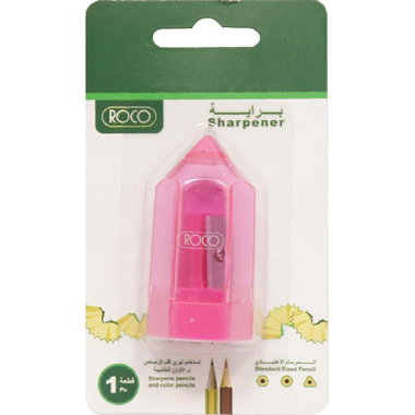 Roco Pocket Sharpener, Single Hole, Assorted Color