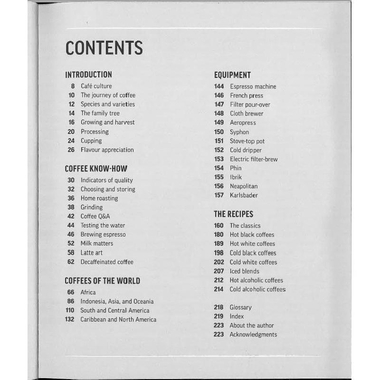 The Coffee Book - Barista Tips. Recipes. Beans from Around The World