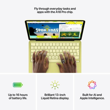 Apple MacBook Neo (English Keyboard With 2 Pin Charger) Laptop, Apple Intelligence, 13", Apple A18 Pro, 8 GB RAM, 512 GB SSD, macOS, 5 Core GPU