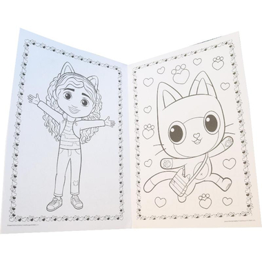 Gabby's Dollhouse: Colouring Book (Netflix) - Bonus Memory Match Game Cards on The Back!
              false 2