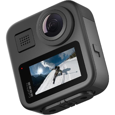 GoPro MAX Action Cam, 360 Video: 4992 x 2496 - Single Lens Mode: 1080p/1440p, Black