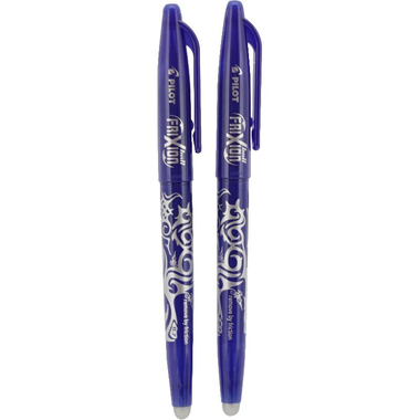 Pilot FriXion Erasable Pen, Blue Ink Color, 0.7 mm, Ballpoint, 2 Pieces