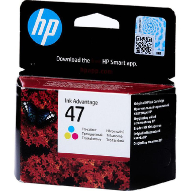 HP 47 Inkjet Cartridge, Tri-colour (Cyan;Magenta;Yellow)