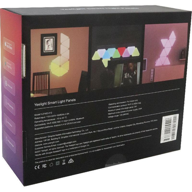 Yeelight Smart LED Light Panels, Wi-Fi/Bluetooth, Multi-Color