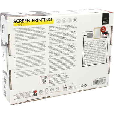 Marabu TEXTIL Frame;Squeegee;Painting Knife;Textile Print Screen Printing
