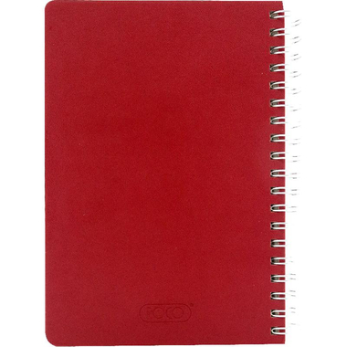 Roco Notebook, Leatherette, 11.3 X 16.3 cm, 80 Sheets, Lined, Burgundy