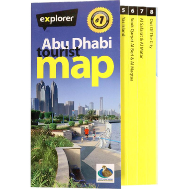 Abu Dhabi Tourist Map (English) - 60.5 X 15 cm