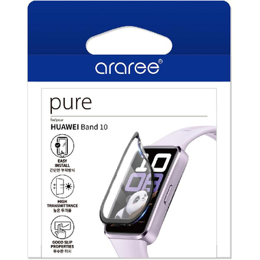 Araree Pure Smartwatch Screen Protector, for Huawei Band 10, Film