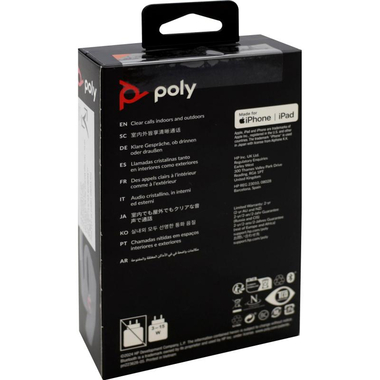 Poly Voyager Legend 30 Ear Piece
               Noise Cancelling Microphone, Bluetooth, USB (Charging), Built-in Microphone, Black 3