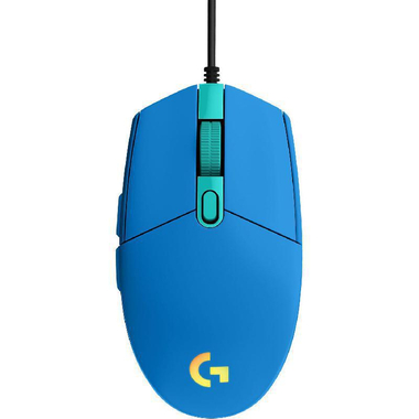 Logitech G203 LIGHTSYNC RGB Gaming Mouse, Wired, Optical, Blue