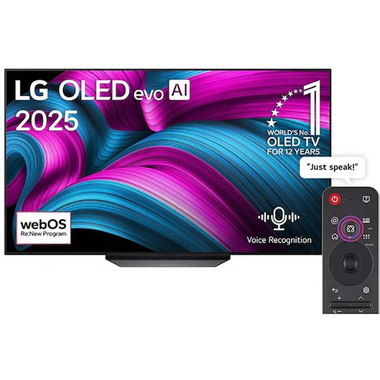 LG 65" Smart TV, 4K OLED, 120 Hz, Black, LG CS5