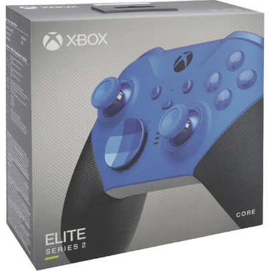 مايكروسوفت ايليت في 2 كور وحدة تحكم، لاسلكي للكمبيوتر الشخصي وأكس بوكس ون، أسود‎/‎أزرق