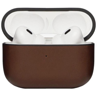 Supercase Modern Leather Case Headset Case Cover, for Apple AirPods Pro 2nd Gen, Brown