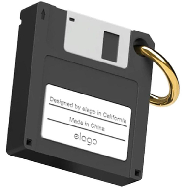 ايلا جو فلوبي ديسك كيس ملحق تحديد الموقع، متوافق مع ابل ايرتاغ، اسود