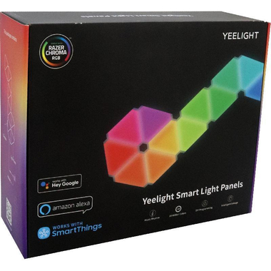 Yeelight Smart LED Light Panels, Wi-Fi/Bluetooth, Multi-Color