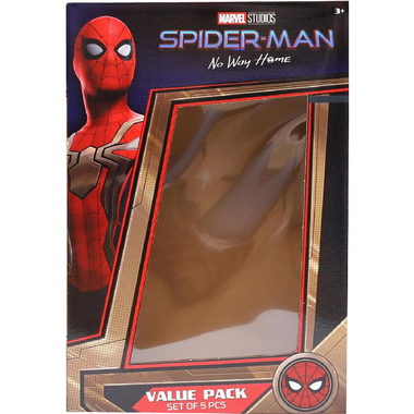 Marvel Spider-Man 5-in-1 Value Set Kinder Trolley Bag with Accessory, Red/Black