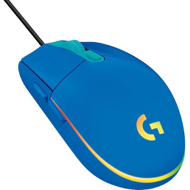 Logitech G203 LIGHTSYNC RGB Gaming Mouse, Wired, Optical, Blue