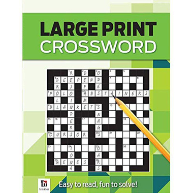 Large Print: Crossword، Series 4 - Easy to Read، Fun to Solve!