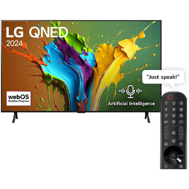 LG 98" Smart TV, 4K QNED, 120 Hz, Black, QNED98
