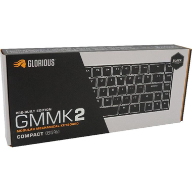 Glorious Ascend Compact 65% Gaming Keyboard, Wired, for Laptop/Gaming Laptop/Desktop Computer Chrome/Windows 10 and Later, Black