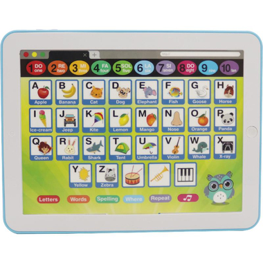 oiqio Smart Pad Educational Tablet PC, White, English, 3 Years and Above