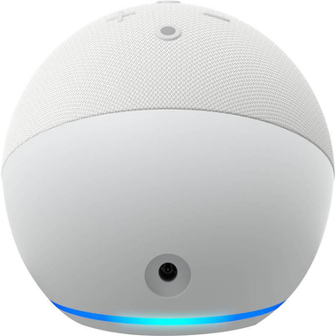 Amazon Echo Dot (5th Gen) Smart Speaker with Clock and Alexa, Bluetooth/Wi-Fi, Works with Amazon Alexa, Glacier White